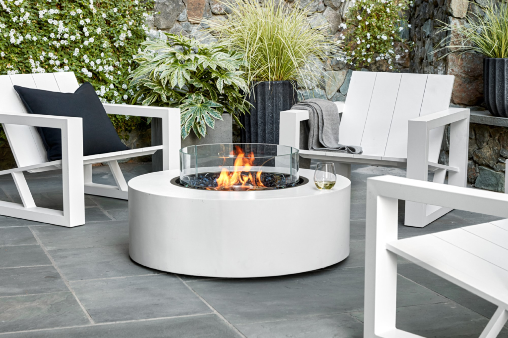 Fire Pits and Modern Coffee Tables and Outdoor Living Spaces