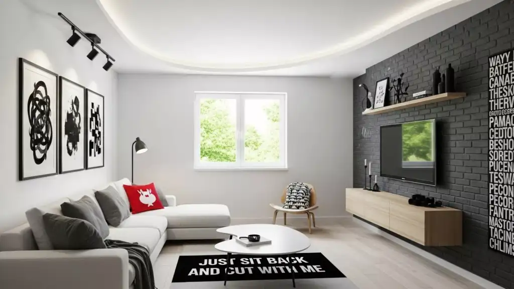 Black & White Painted Walls for your Room